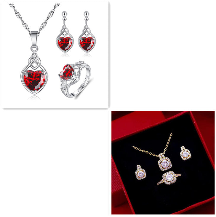 Fashion Zircon Jewelry Set For Women