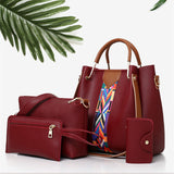 Women's Fashionable And Versatile Single Shoulder Crossbody Handbag Set