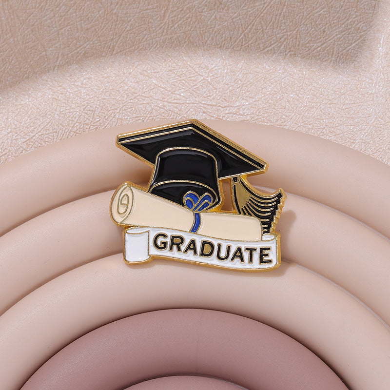 Golden "Graduate" Decorative Bag and Clothing Accessories