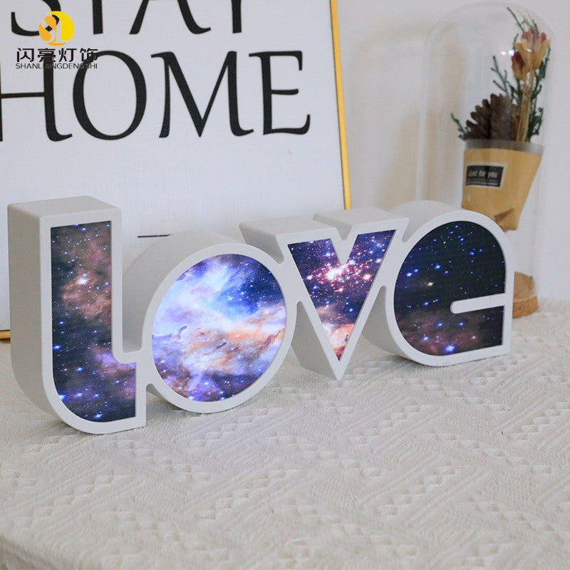 Valentines Day Decor LED LOVE Light Valentines Day Gift For Girlfriend, Wedding, Party Decor