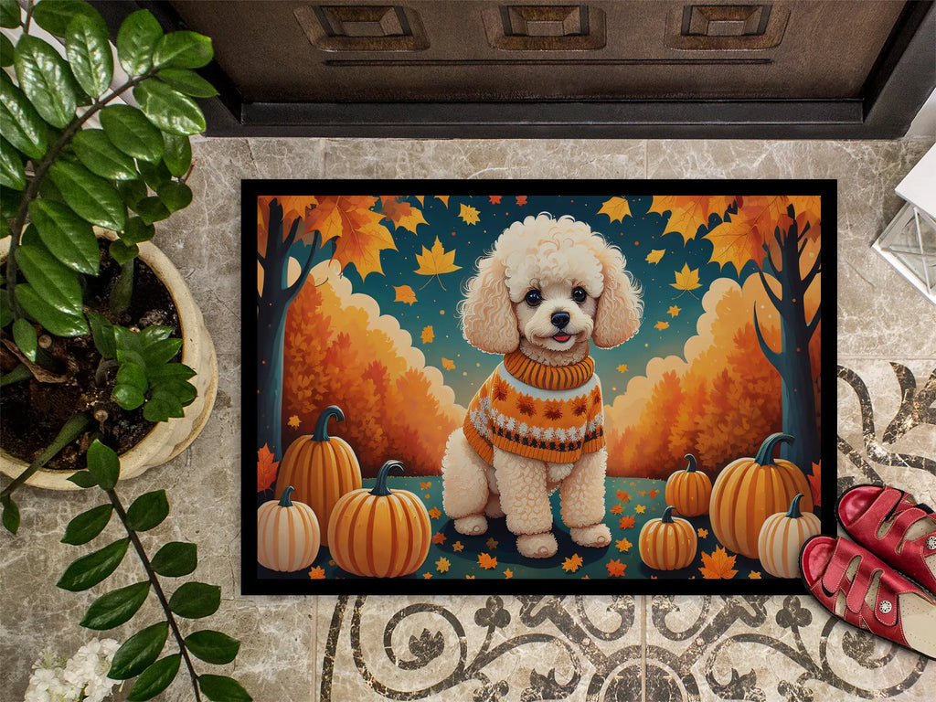 My Poodle Fall Doormat