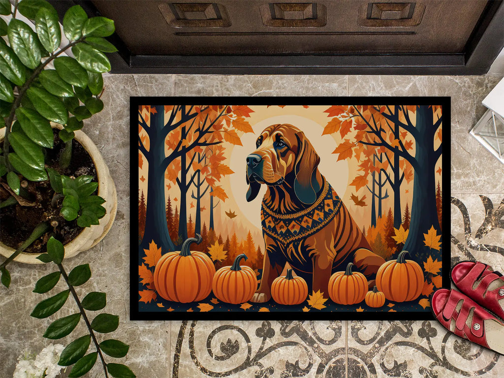 My Bloodhound Fall Doormat