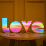 Valentines Day Decor LED LOVE Light Valentines Day Gift For Girlfriend, Wedding, Party Decor