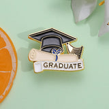 Golden "Graduate" Decorative Bag and Clothing Accessories