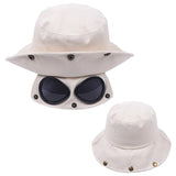 Funny Hip Hop Sunshade Sunglasses Bucket Hat