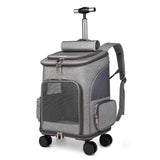 Pet Carrier Folding Backpack and Rolling Bag