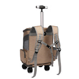 Pet Carrier Folding Backpack and Rolling Bag
