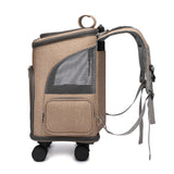 Pet Carrier Folding Backpack and Rolling Bag