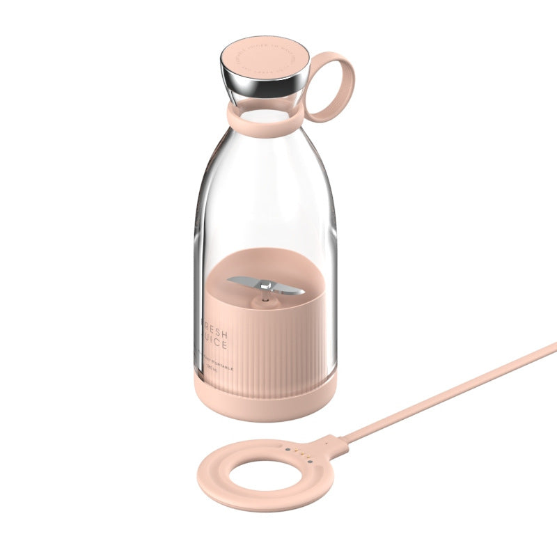 350ML Electric Juicer/Smoothie Blender Mixer USB Rechargeable Machine & Portable Bottle