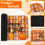 Fall Kitchen Mat Set Of 2, Autumn Kitchen Rugs Maple Leaves Thanksgiving Decor