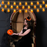 Halloween String Lights Jack O' Lanterns 10 feet