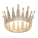 Fashion Hair Accessories Alloy Hollow Diamond Crown For Birthday, Sweet 16, Prom