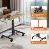 Adjustable Rolling Desk For Home, Office,Overbed
