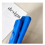New Silicone Blue Case with Heart Simple Mobile IPhone Case