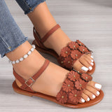 Spring Bohemian Flowers Sandals Casual Versatile Shoes For Women