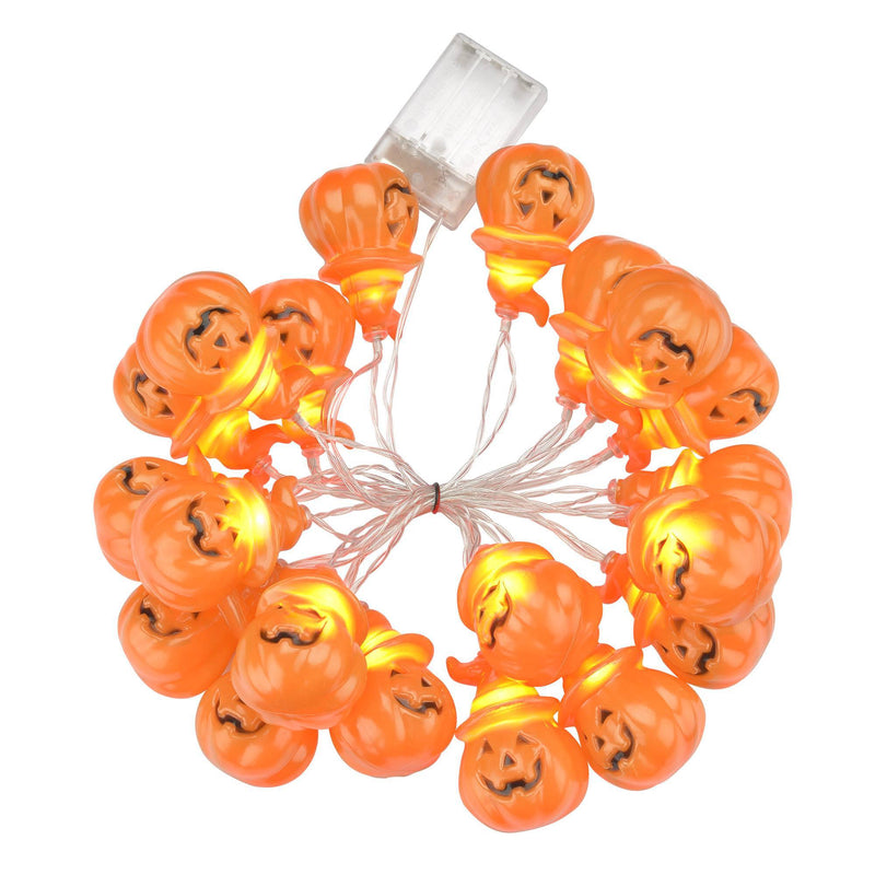 Halloween String Lights Jack O' Lanterns 10 feet