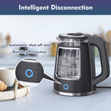 Electric Kettle, Food Grade Stainless Steel Base, 2.0L 1000W, Auto Shut-Off