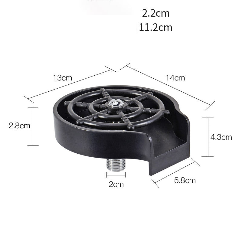Automatic High-pressure Water Glass Rinse