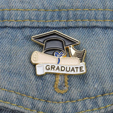 Golden "Graduate" Decorative Bag and Clothing Accessories