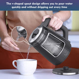 Electric Kettle, Food Grade Stainless Steel Base, 2.0L 1000W, Auto Shut-Off