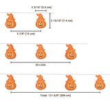 Halloween String Lights Jack O' Lanterns 10 feet