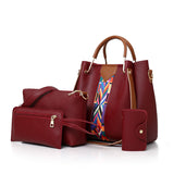Women's Fashionable And Versatile Single Shoulder Crossbody Handbag Set