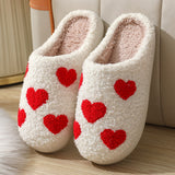 Valentine's Day Themed Women's Plush Slippers Fashion