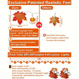 Family Autumn Decoration Thanksgiving Lights