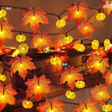 Family Autumn Decoration Thanksgiving Lights