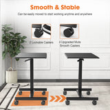 Adjustable Rolling Desk For Home, Office,Overbed