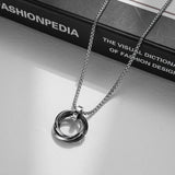 Mens Fashion Casual Geometric Pendant Necklace