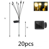 Festive Outdoor Garden Lawn LED Lights - Fairy Lights/ Warm Lights