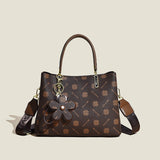 Spring Fashion Tote Bag With Flower Pendant Shoulder Bag For Women