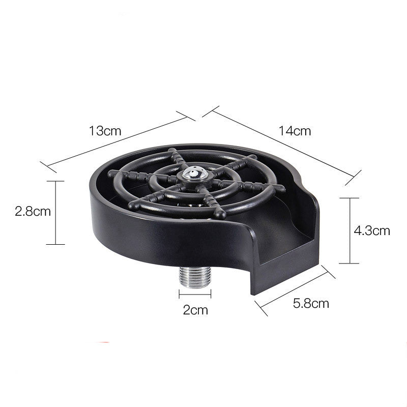 Automatic High-pressure Water Glass Rinse