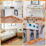 Fall Kitchen Mat Set Of 2, Autumn Kitchen Rugs Maple Leaves Thanksgiving Decor