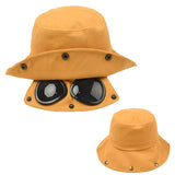 Funny Hip Hop Sunshade Sunglasses Bucket Hat