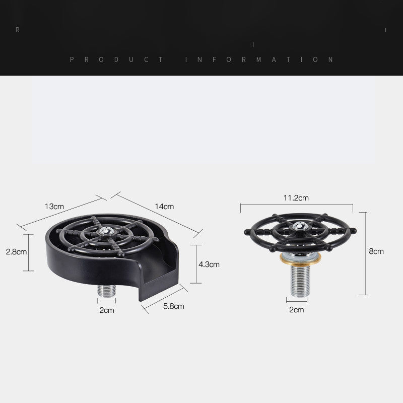 Automatic High-pressure Water Glass Rinse